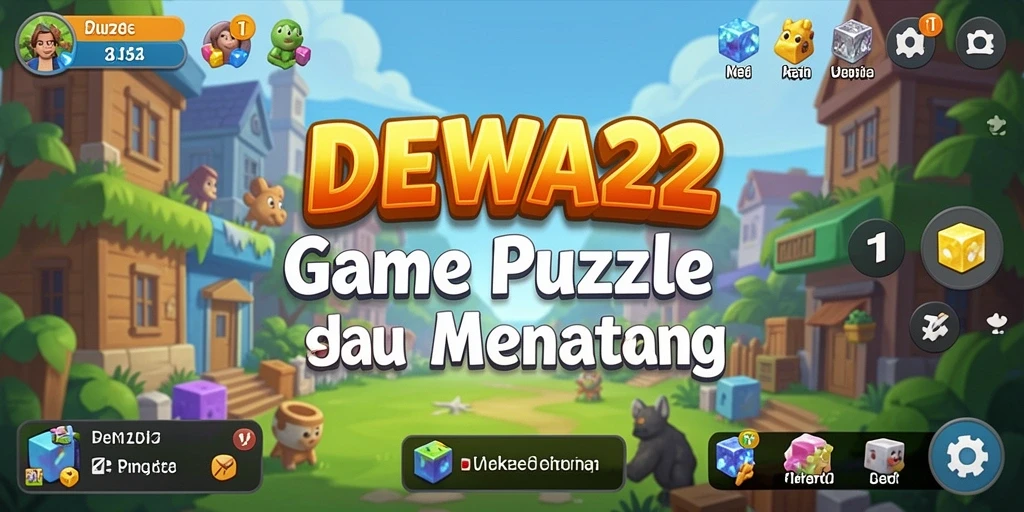 Tampilan gameplay DEWA22 dengan teka-teki menantang.