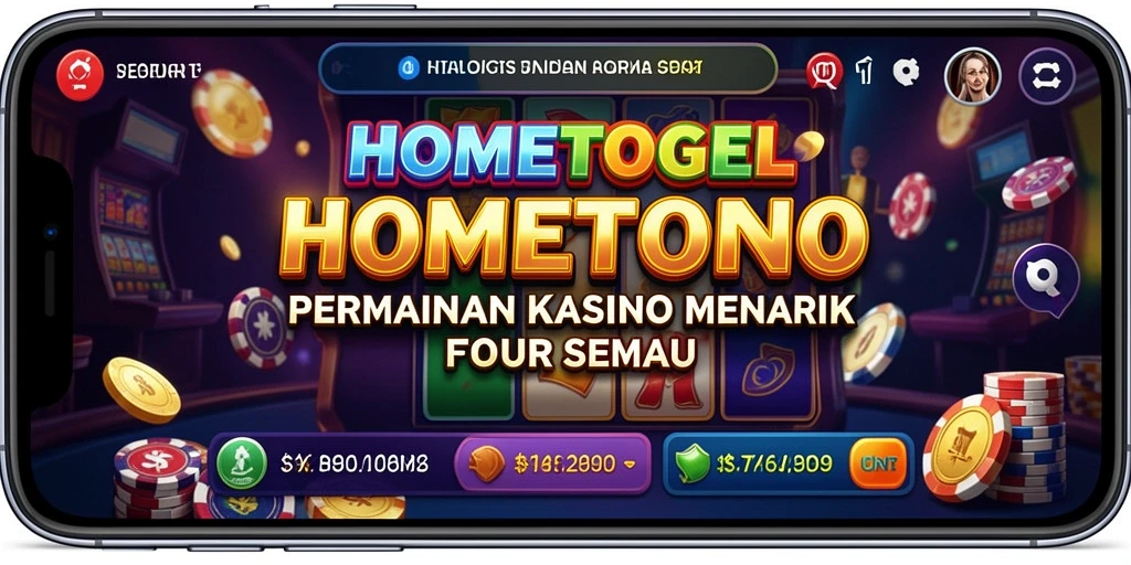 Tampilan gameplay HOMETOGEL yang menarik dan interaktif.