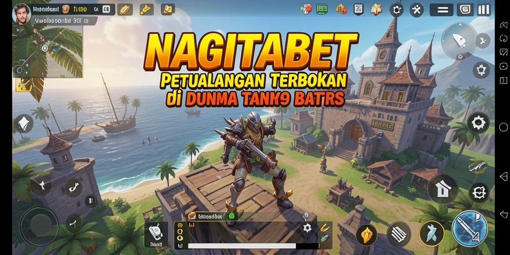Tangkapan layar gameplay <strong>NAGITABET</strong> menunjukkan keindahan dunia yang luas dan dinamis.