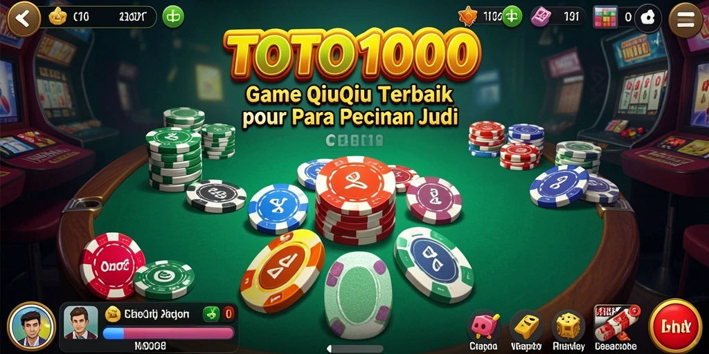 Gameplay seru TOTO1000 dalam permainan QiuQiu.